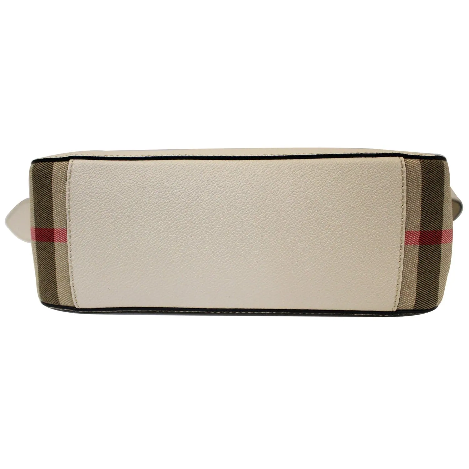 BURBERRY Helmsley House Check Grained Leather Crossbody Bag